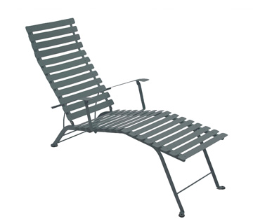 Bistro chaise longue – Storm Grey