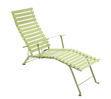 Bistro chaise longue – Willow Green