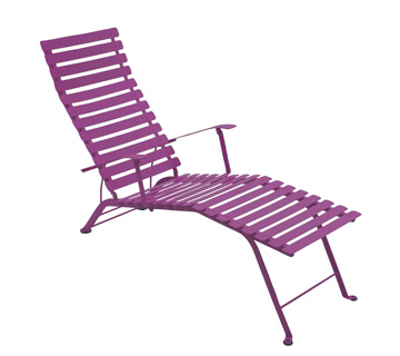 Bistro chaise longue – Aubergine