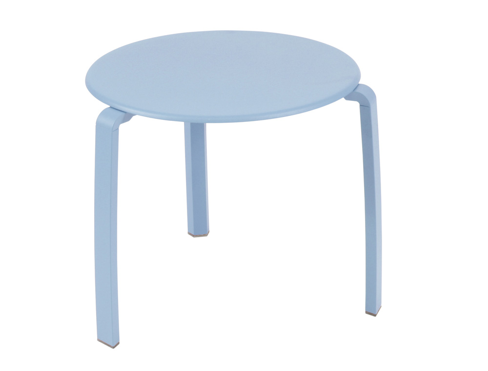 Alizé low table Ø 48 cm – Fjord Blue