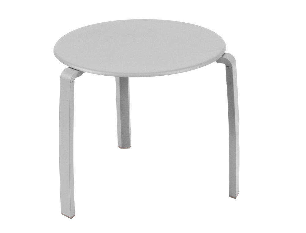 Alizé low table Ø 48 cm – Steel Grey