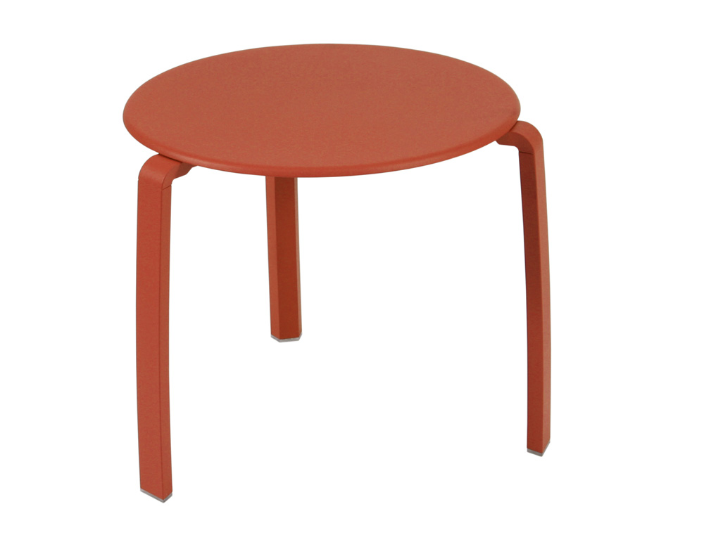 Alizé low table Ø 48 cm – Paprika