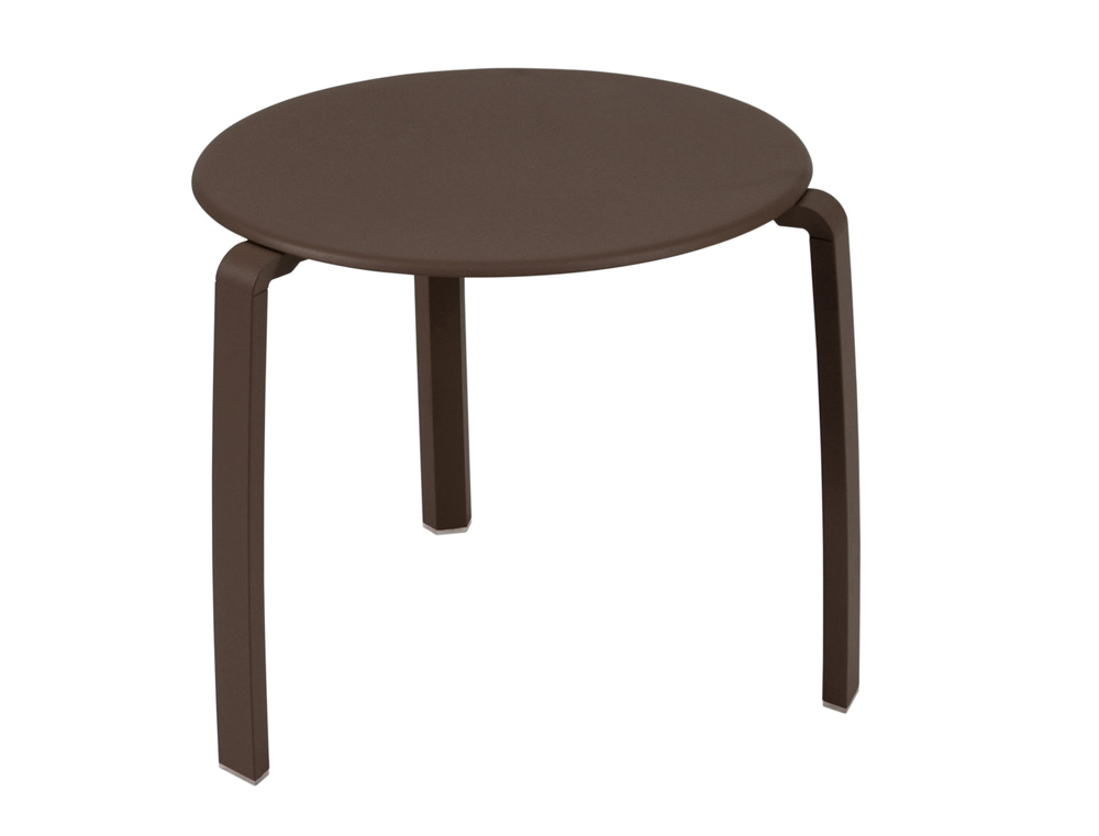 Alizé low table Ø 48 cm – Russet