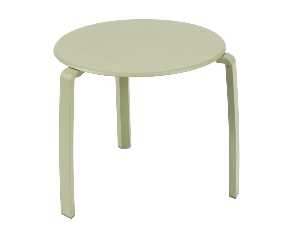 Alizé low table Ø 48 cm – Willow Green