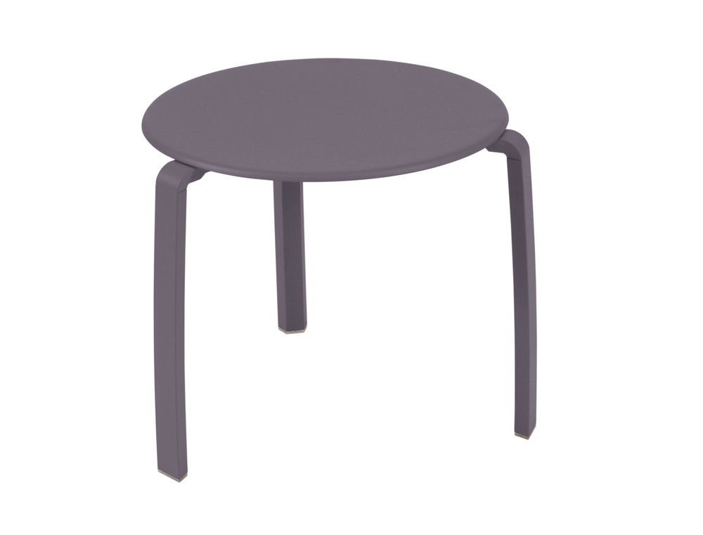 Alizé low table Ø 48 cm – Plum