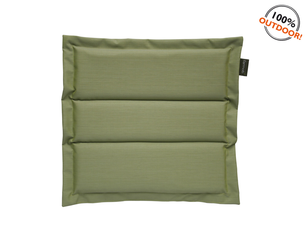 The Basics outdoor cushion for Luxembourg seats – Dill Green