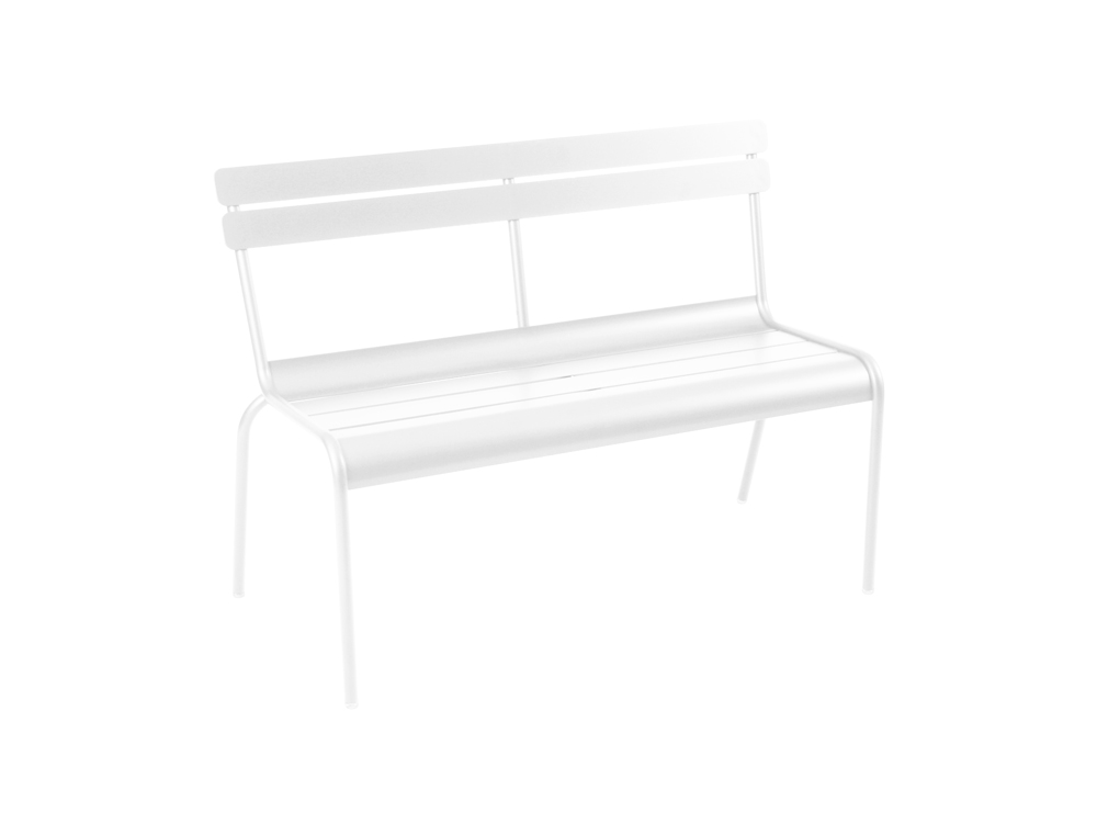 Luxembourg bench 2/3 places – Cotton White