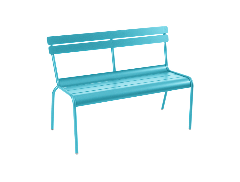 Luxembourg bench 2/3 places – Turqouise Blue