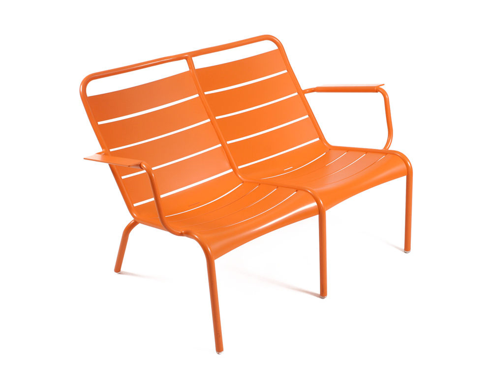 Luxembourg low armchair duo – Carrot