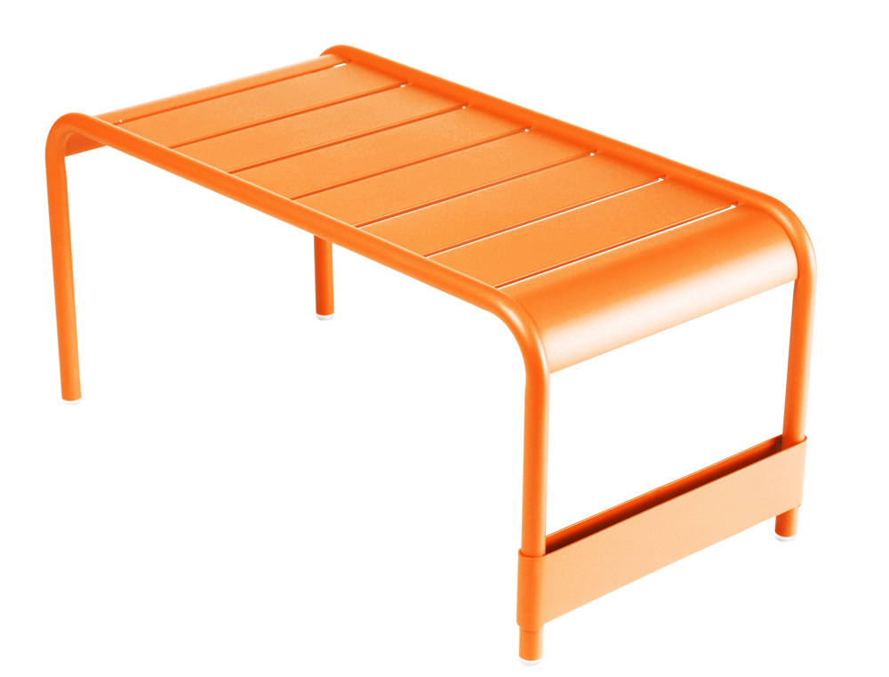 Luxembourg large low table/garden bench – Carrot