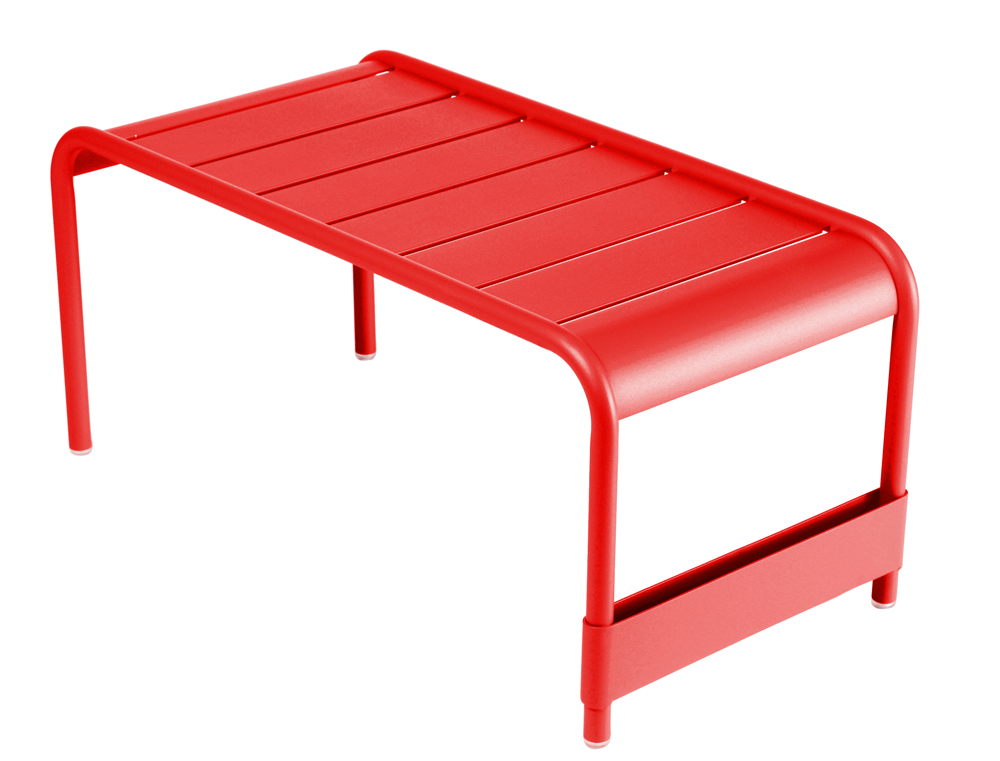 Luxembourg large low table/garden bench – Poppy