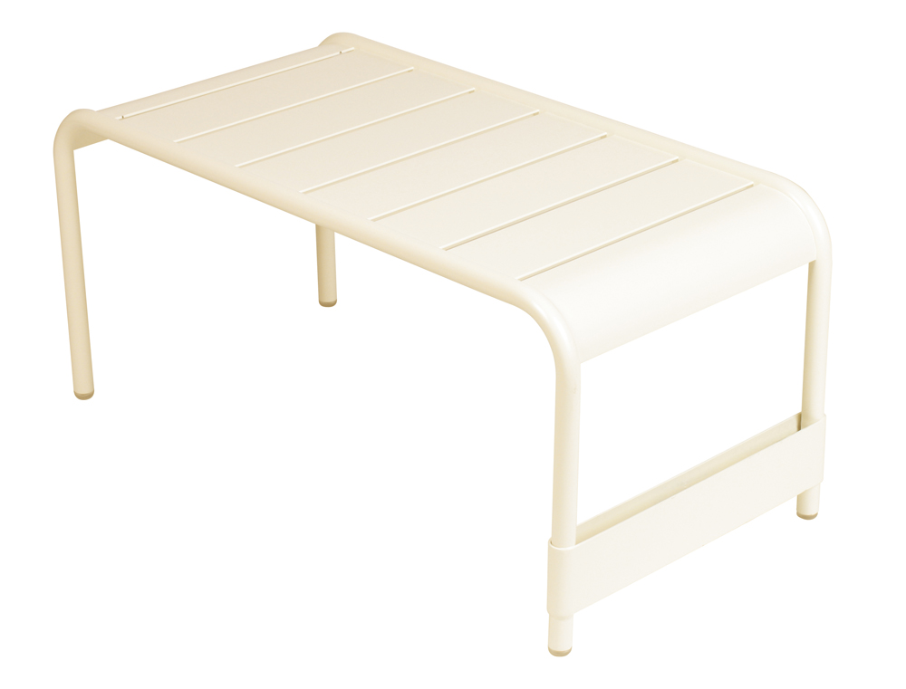 Luxembourg large low table/garden bench – Linen