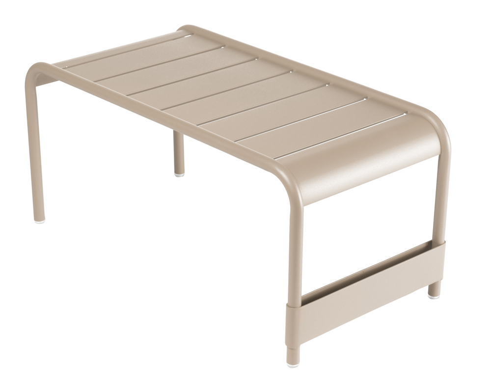 Luxembourg large low table/garden bench – Nutmeg