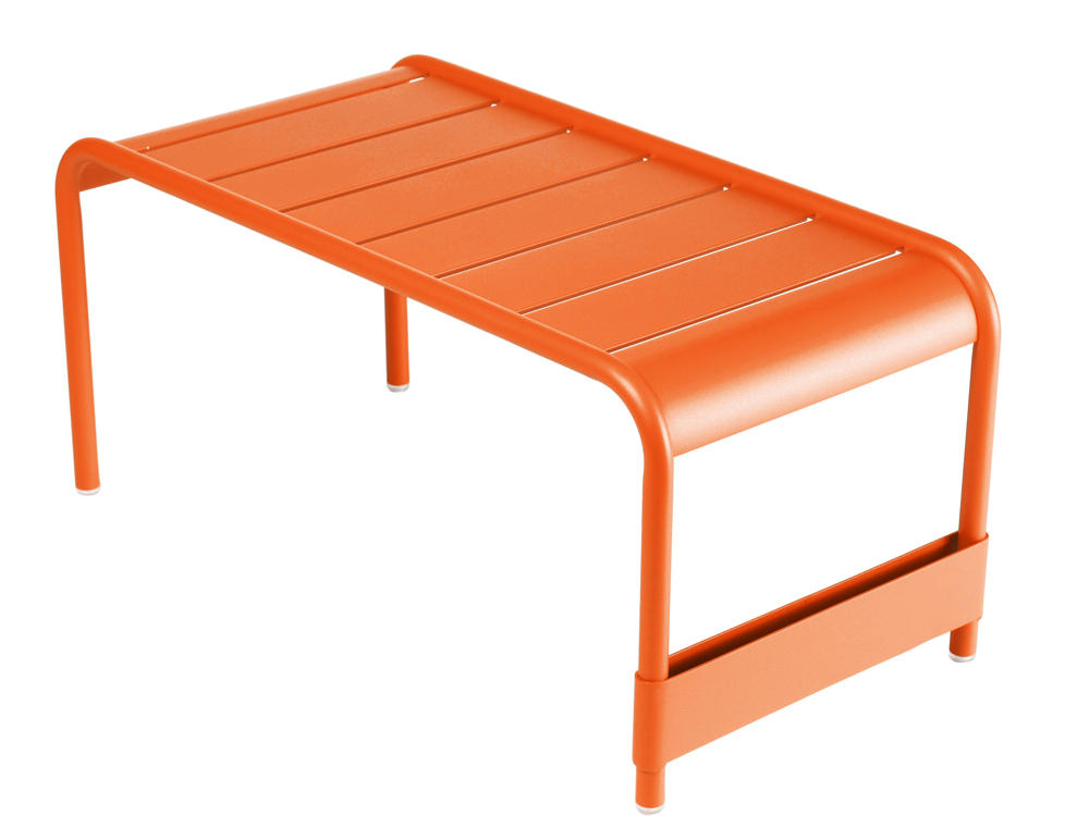 Luxembourg large low table/garden bench – Paprika