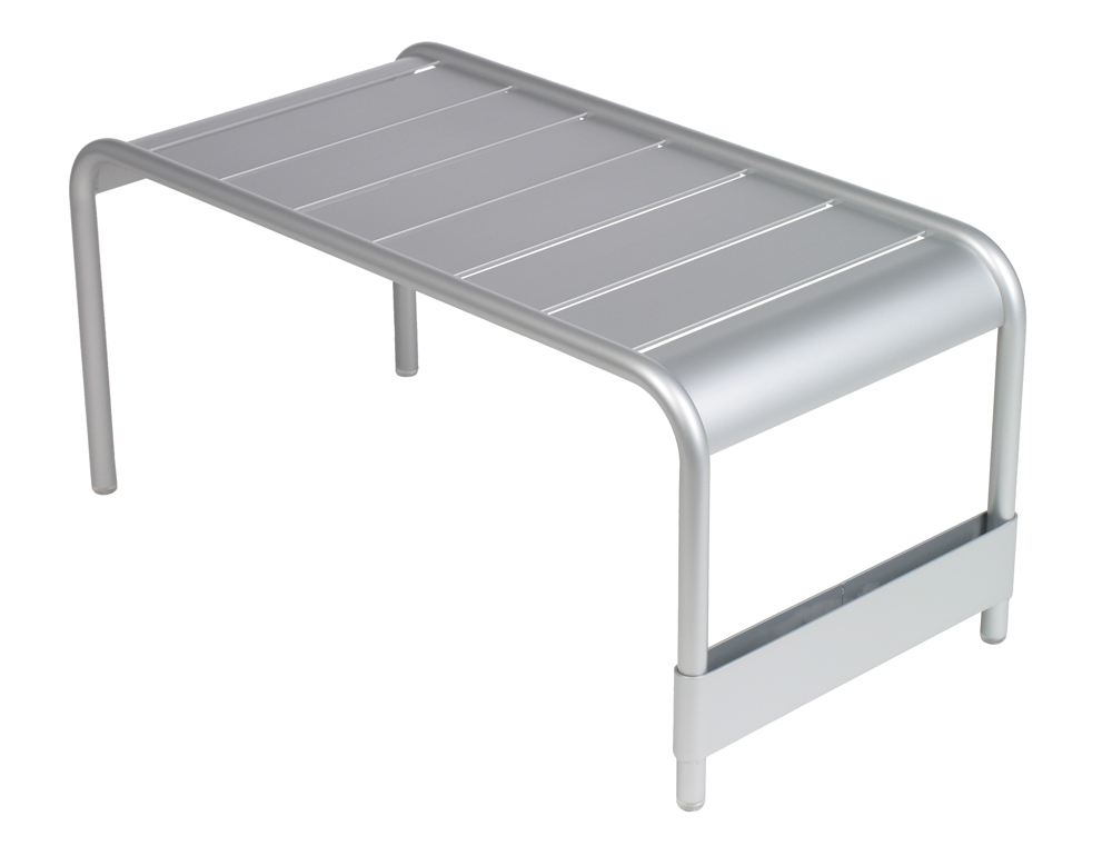 Luxembourg large low table/garden bench – Steel Grey