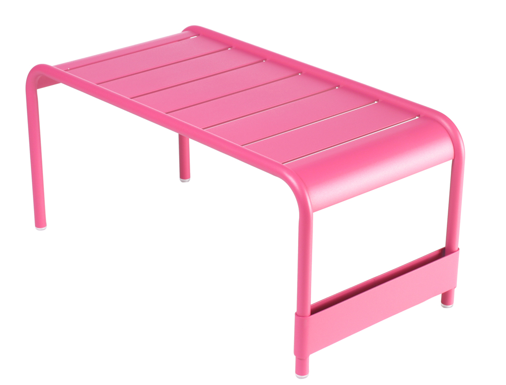 Luxembourg large low table/garden bench – Fuchsia