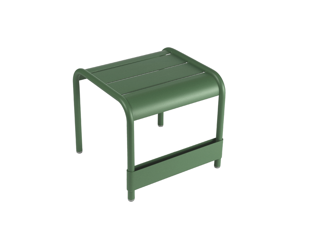 Luxembourg small low table/footrest – Cedar Green