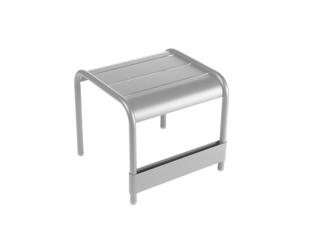 Luxembourg small low table/footrest – Steel Grey
