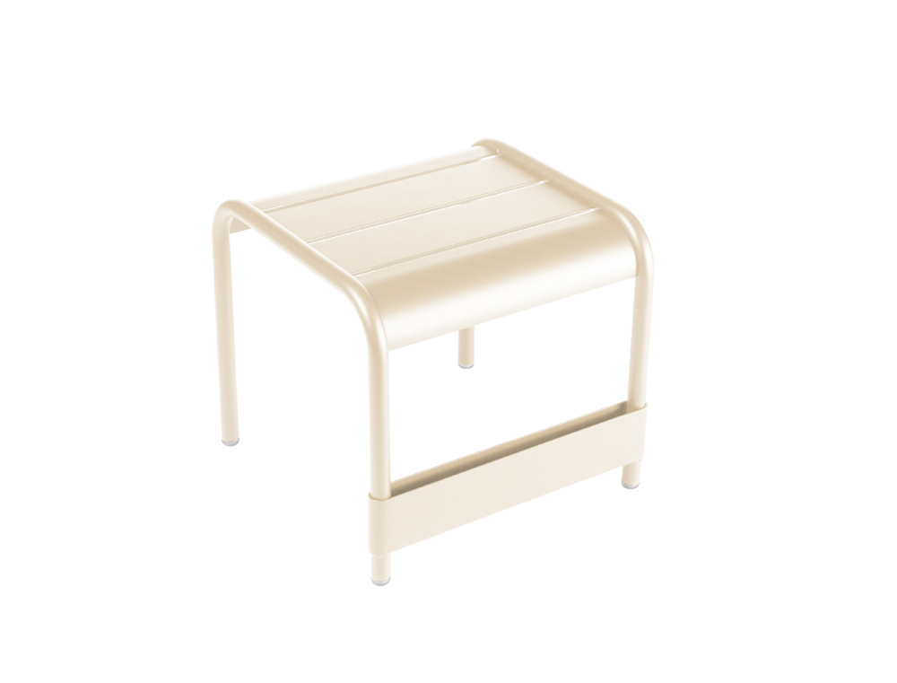 Luxembourg small low table/footrest – Linen