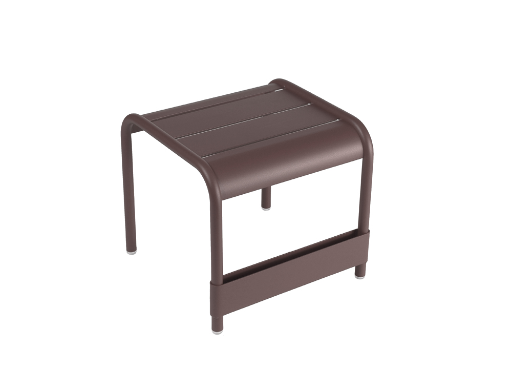 Luxembourg small low table/footrest – Russet