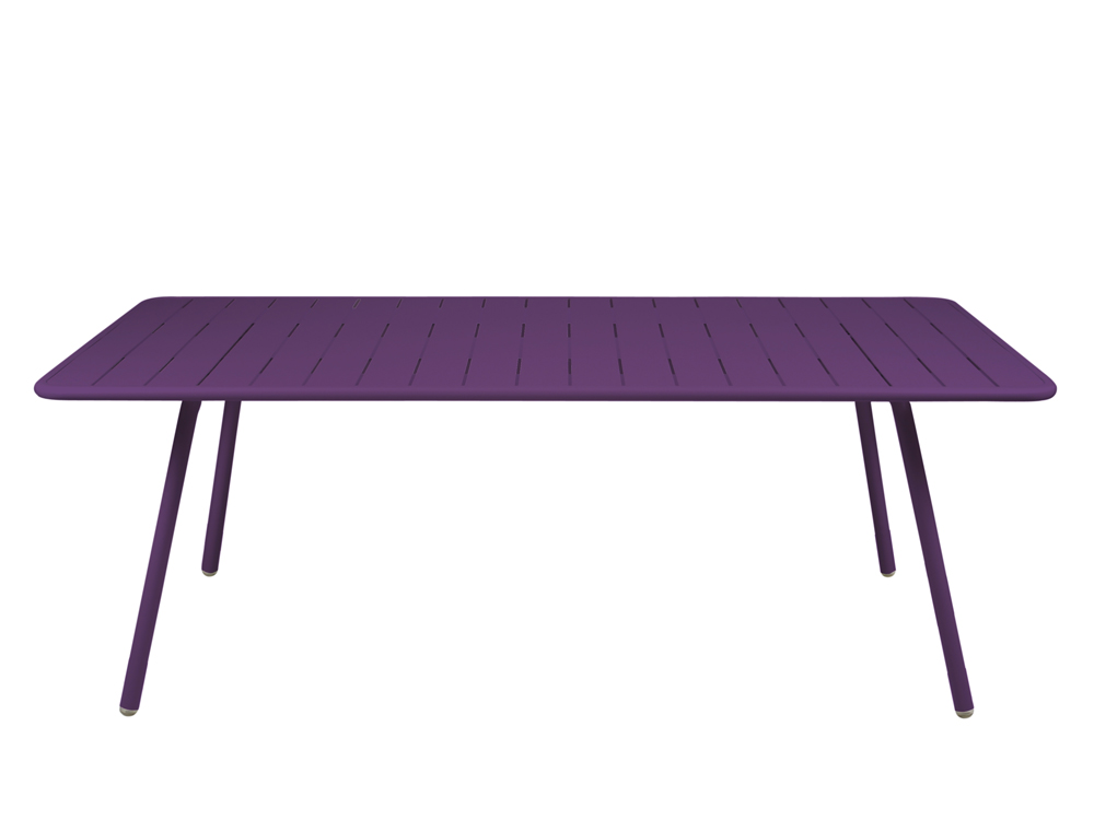 Luxembourg table 100 x 207 cm – Aubergine