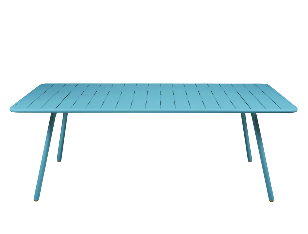 Luxembourg table 100 x 207 cm – Turquoise Blue