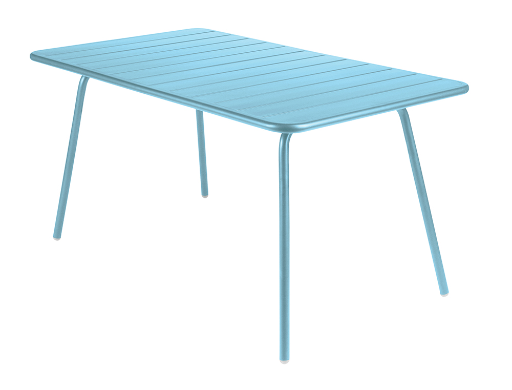 Luxembourg table 80 x 143 cm – Fjord Blue