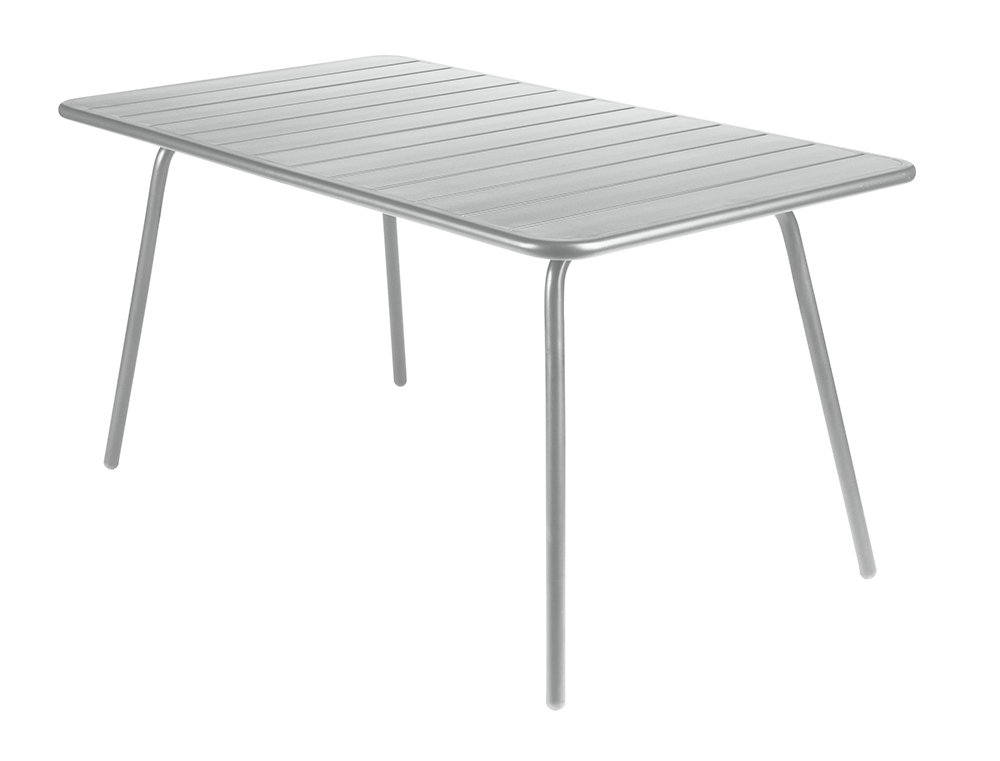 Luxembourg table 80 x 143 cm – Steel Grey