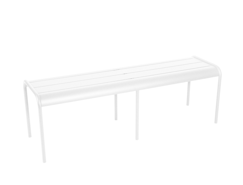 Luxembourg bench 3/4 places – Cotton White