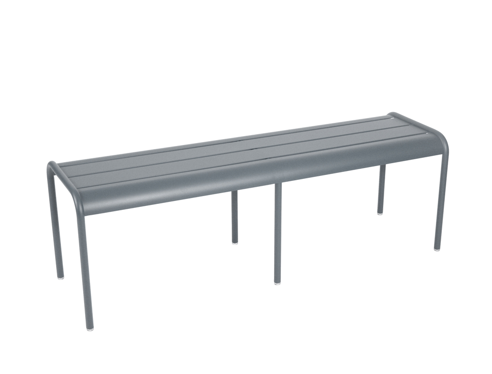 Luxembourg bench 3/4 places – Storm Grey