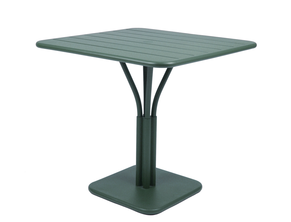 Luxembourg table 80 x 80 with 1 leg – Cedar Green