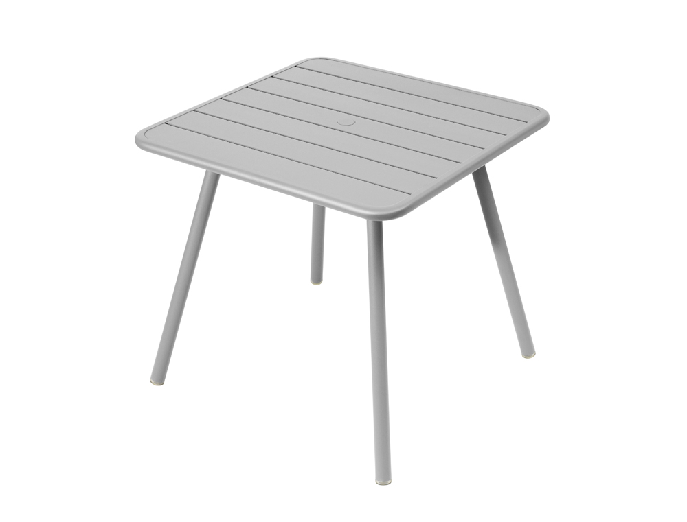 Luxembourg table 80 x 80 with 4 legs – Steel Grey