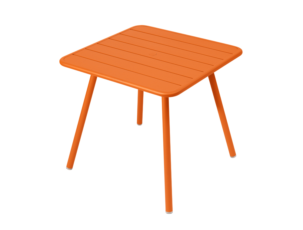 Luxembourg table 80 x 80 with 4 legs – Carrot