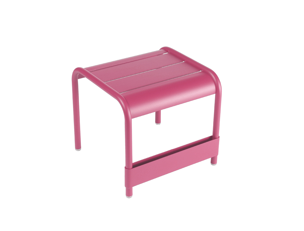 Luxembourg small low table/footrest – Fuchsia